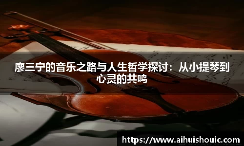 廖三宁的音乐之路与人生哲学探讨：从小提琴到心灵的共鸣